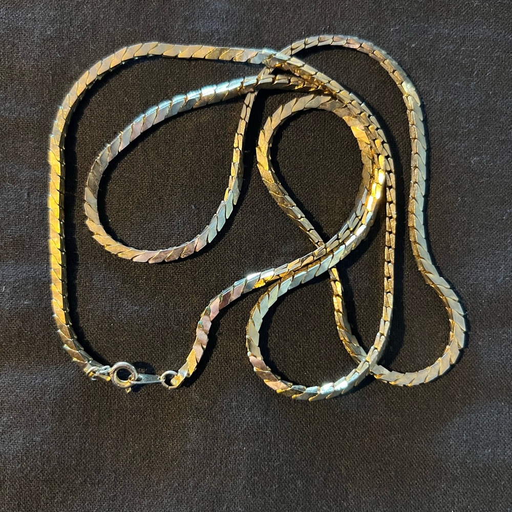 30" Gold Tone Necklace